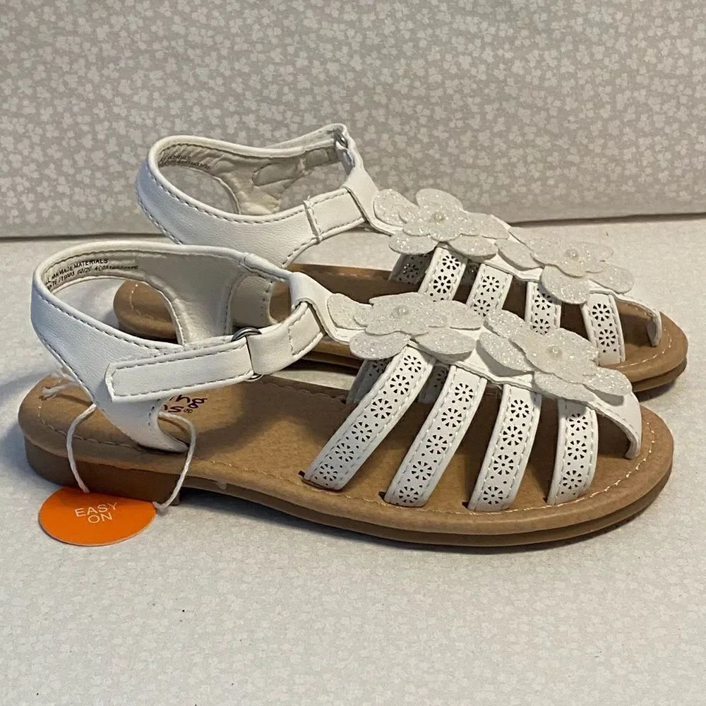 JUMPING BEAN Girls Dazzling Fisherman Sandals